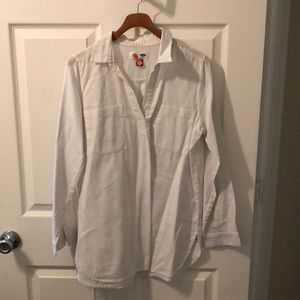 White linen tunic